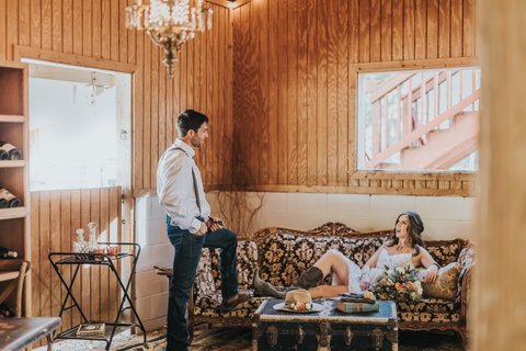 Saloon Lounge with Vintage Furniture