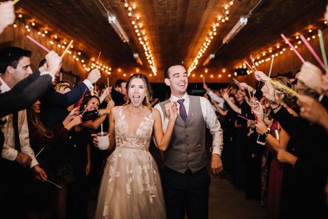 Barn Breezeway Glowstick Exit